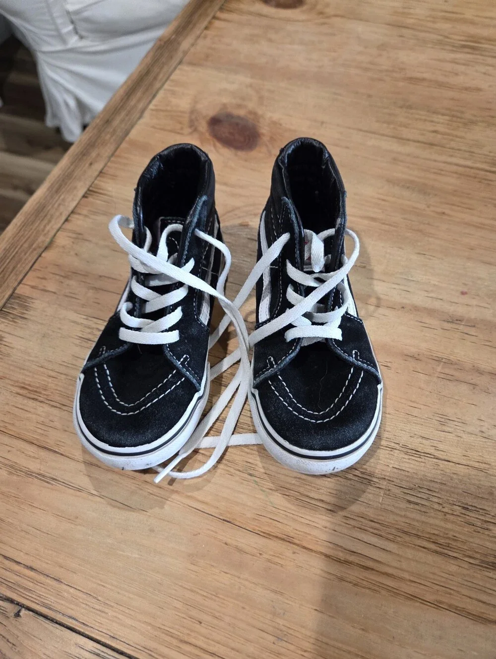 Kids Black High-Top Vans